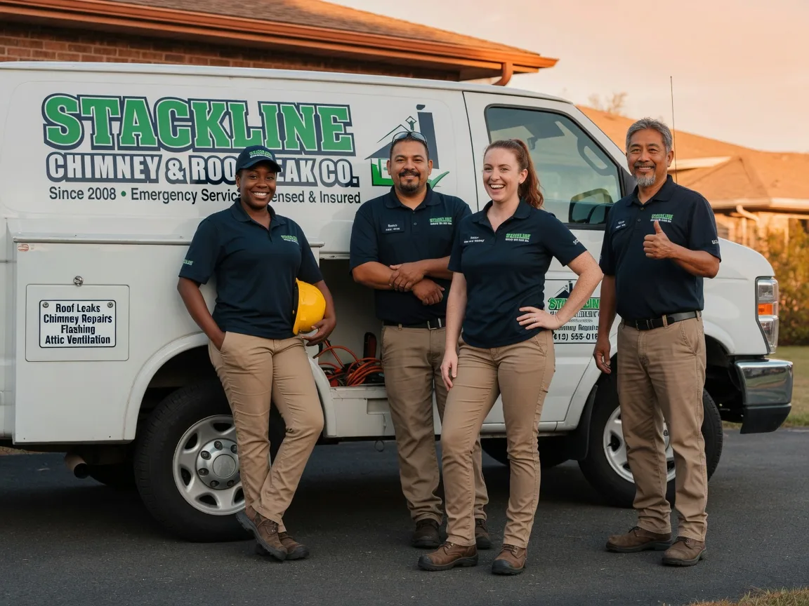 Chimney flashing repair company in Leasburg, NC